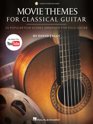 Book cover for Movie Themes for Classical Guitar