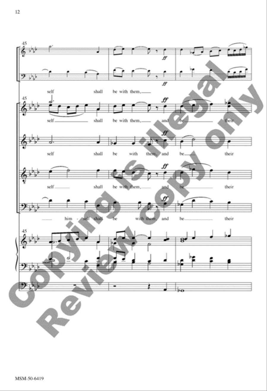 And I Saw a New Heaven (Choral Score) Divisi scores gallery preview page 12