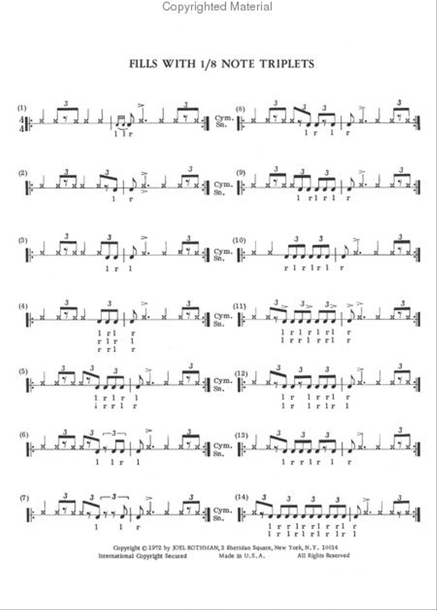 Joel Rothman's Take A Break Drums scores gallery preview page 2