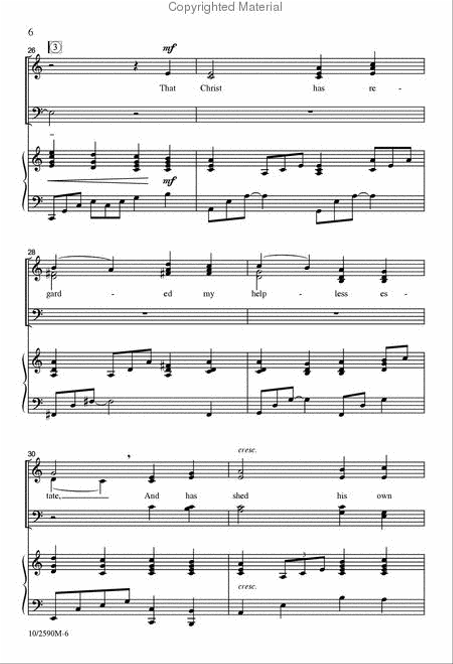 It Is Well with My Soul Divisi scores gallery preview page 6