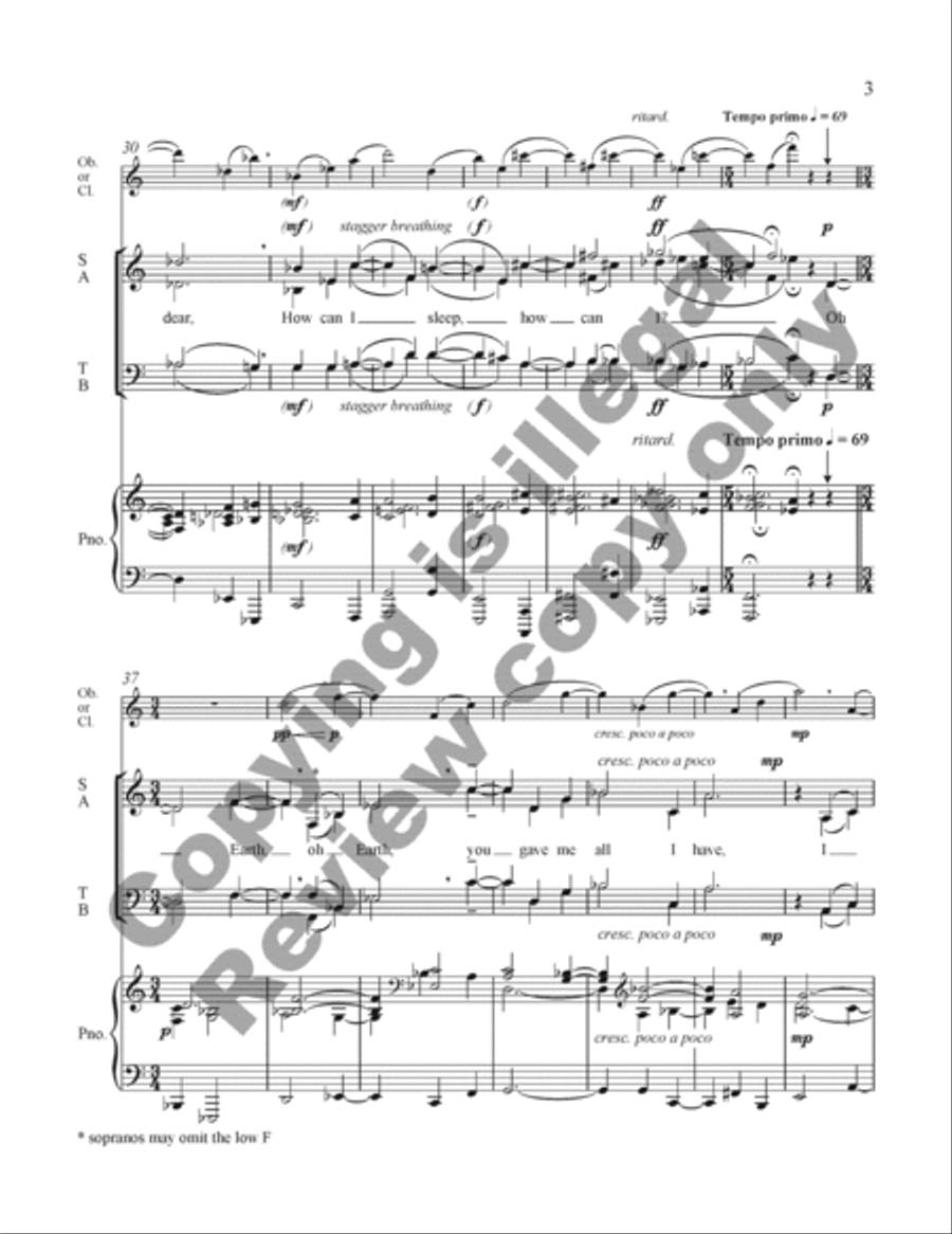 June Night June Night 4-Part scores gallery preview page 4