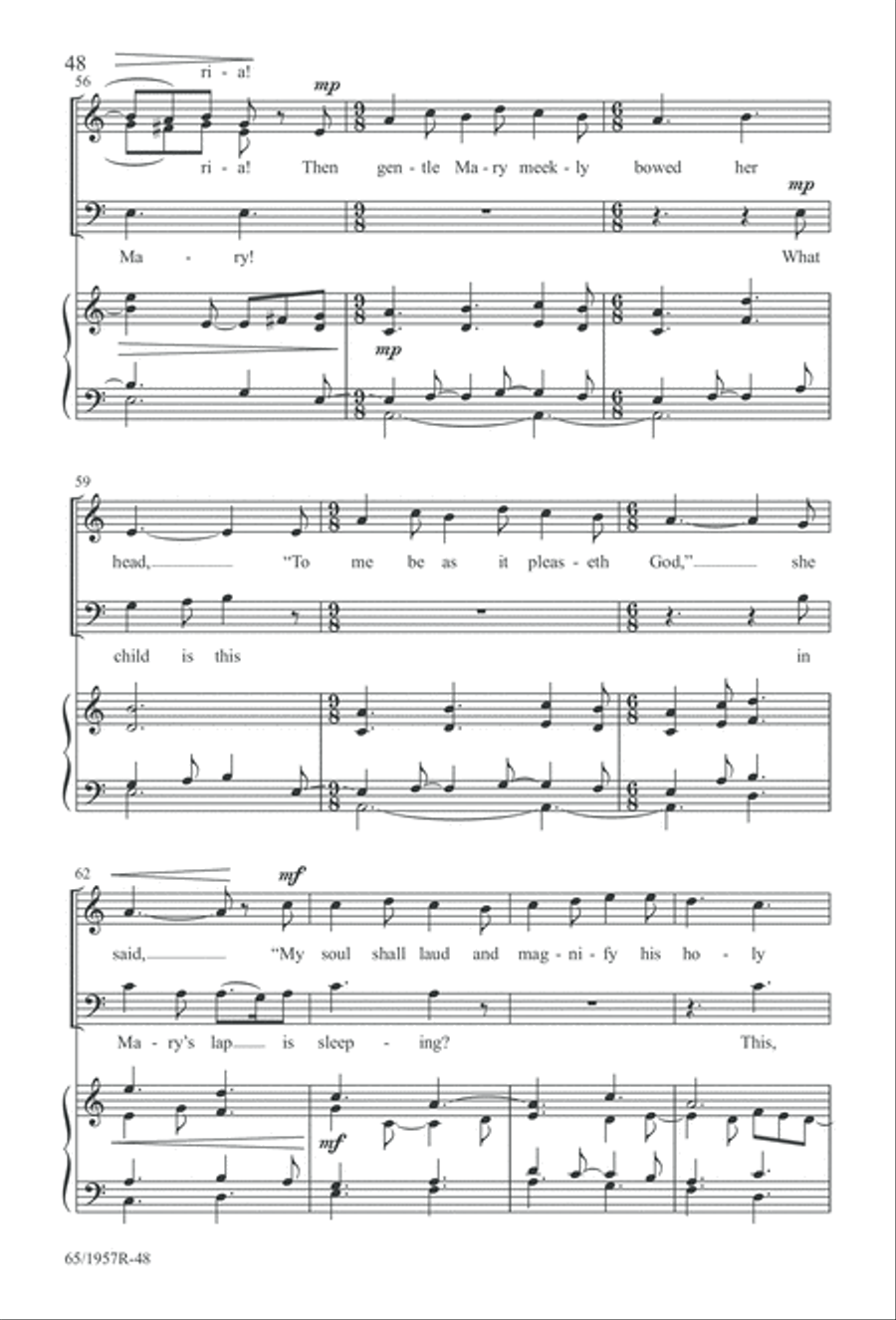 Festival of Lessons and Carols 4-Part scores gallery preview page 49