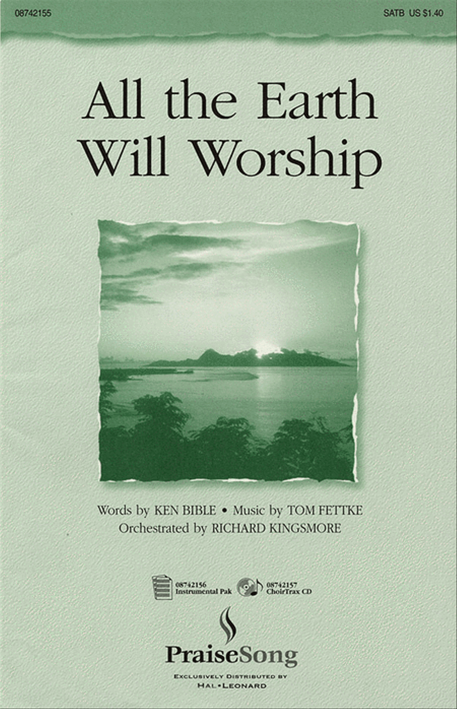 All the Earth Will Worship 4-Part scores gallery preview page 1