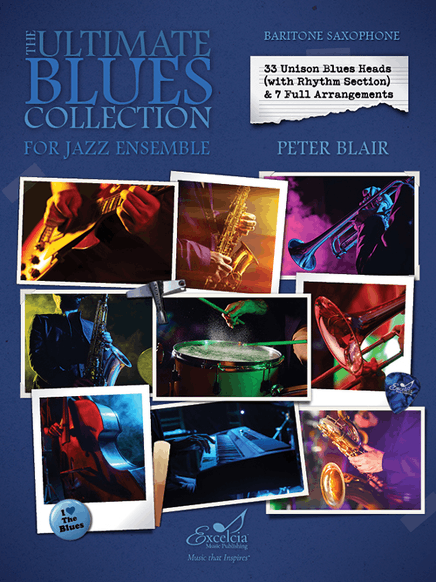 The Ultimate Blues Collection - Baritone Saxophone Jazz Ensemble scores gallery preview page 1