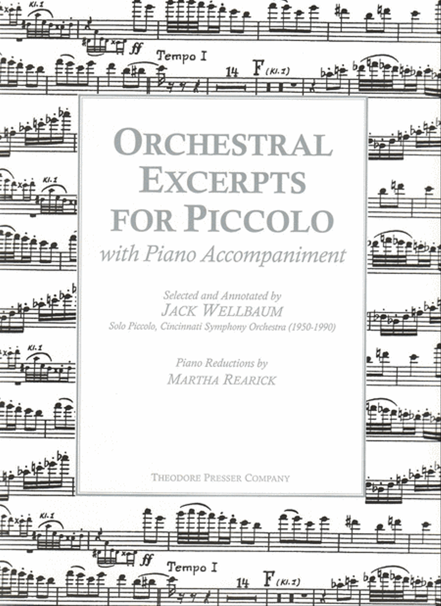 Orchestral Excerpts For Piccolo Chamber Music scores gallery preview page 1