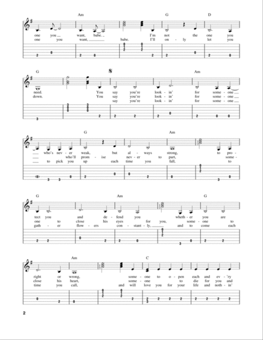 It Ain't Me Babe Electric Guitar scores gallery preview page 2