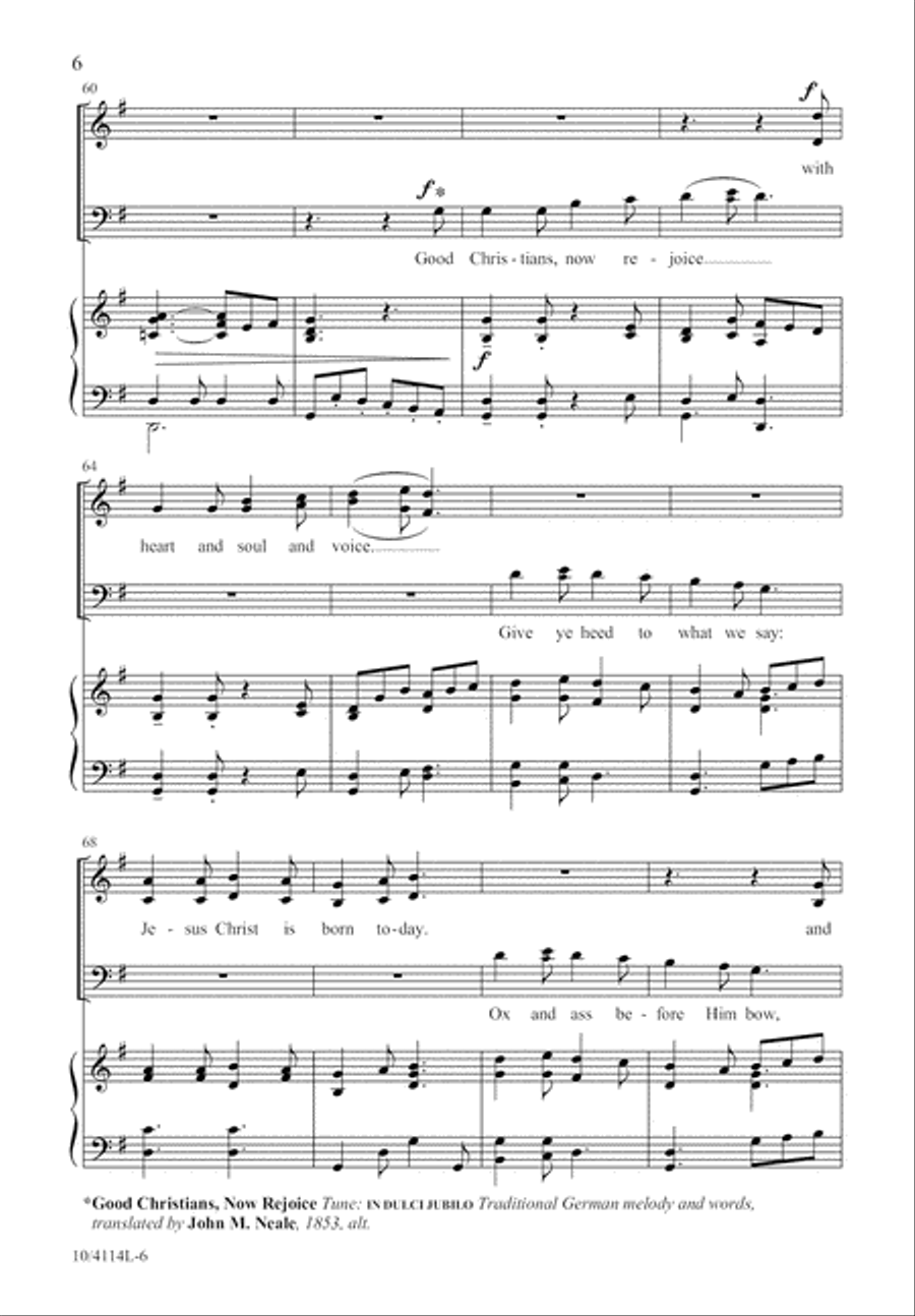 Christmas Day in the Morning 3-Part scores gallery preview page 6
