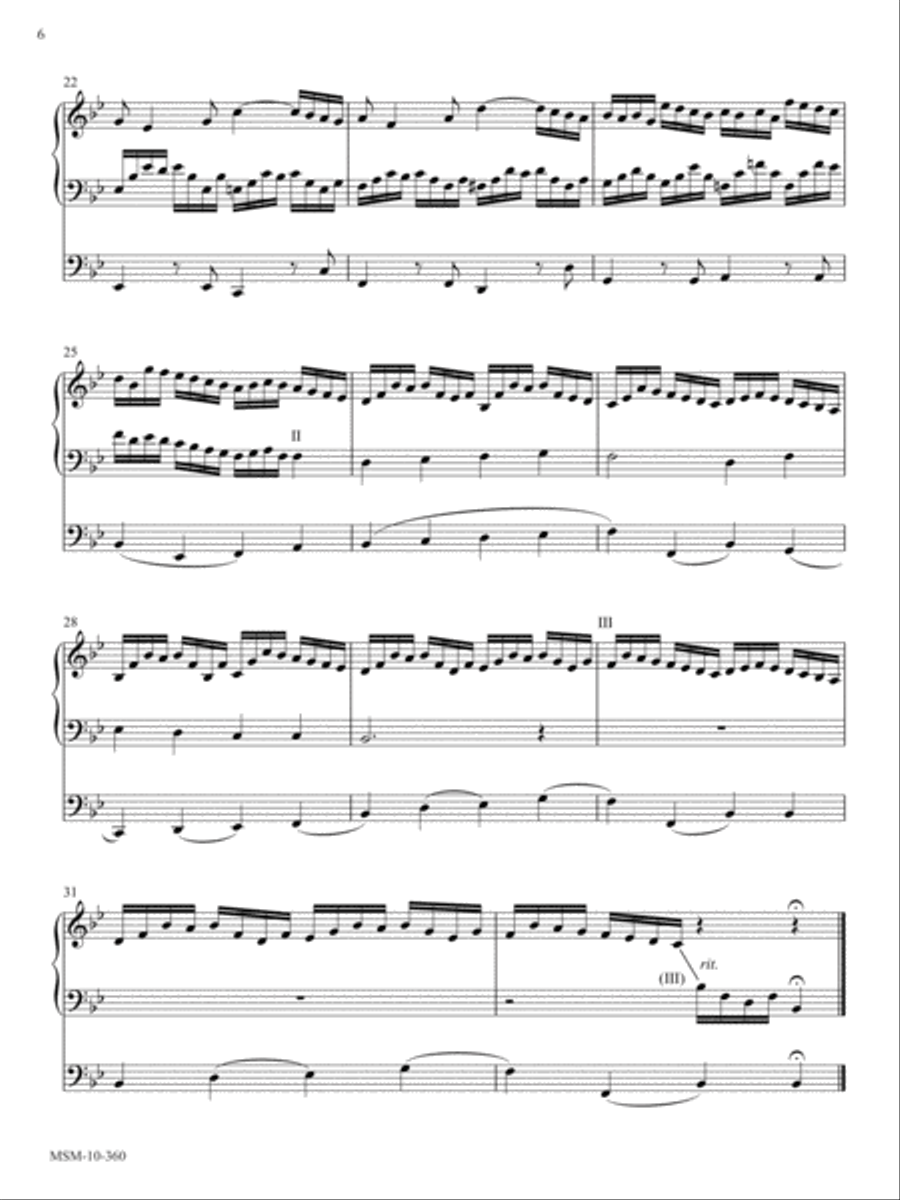 All Glory, Laud, and Honor (Setting I) Organ scores gallery preview page 3