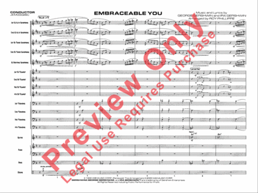 Embraceable You Jazz Ensemble scores gallery preview page 4