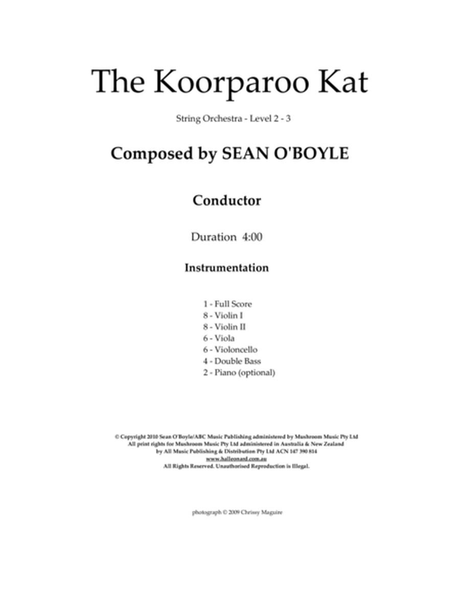 The Koorparoo Kat - Score