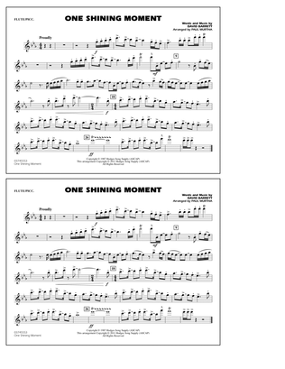 One Shining Moment - Flute/Piccolo