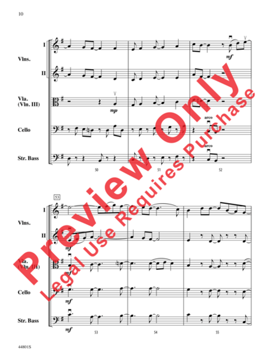 Mary, Did You Know? String Orchestra scores gallery preview page 13