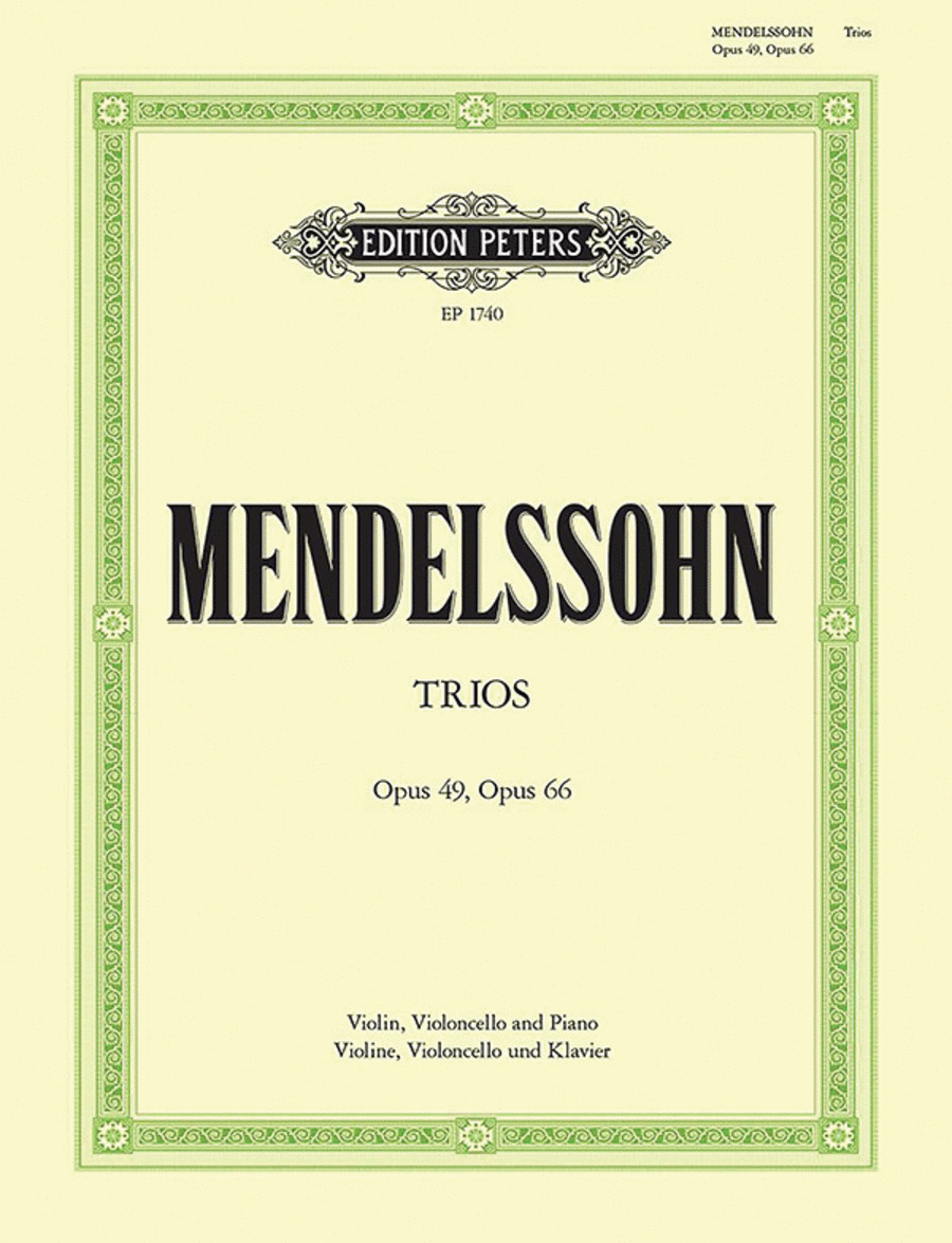 Piano Trios - Complete Piano Trio scores gallery preview page 1