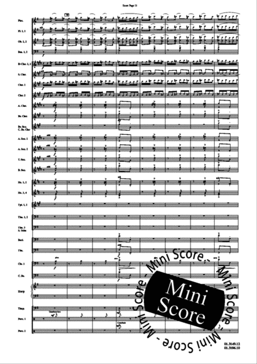 Scheherazade Concert Band scores gallery preview page 183
