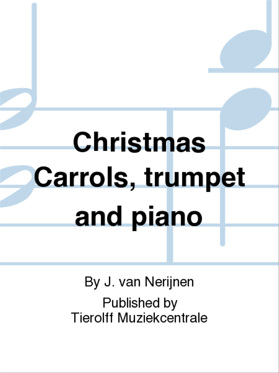 Christmas Carols, Trumpet & Piano Bugle scores gallery preview page 1