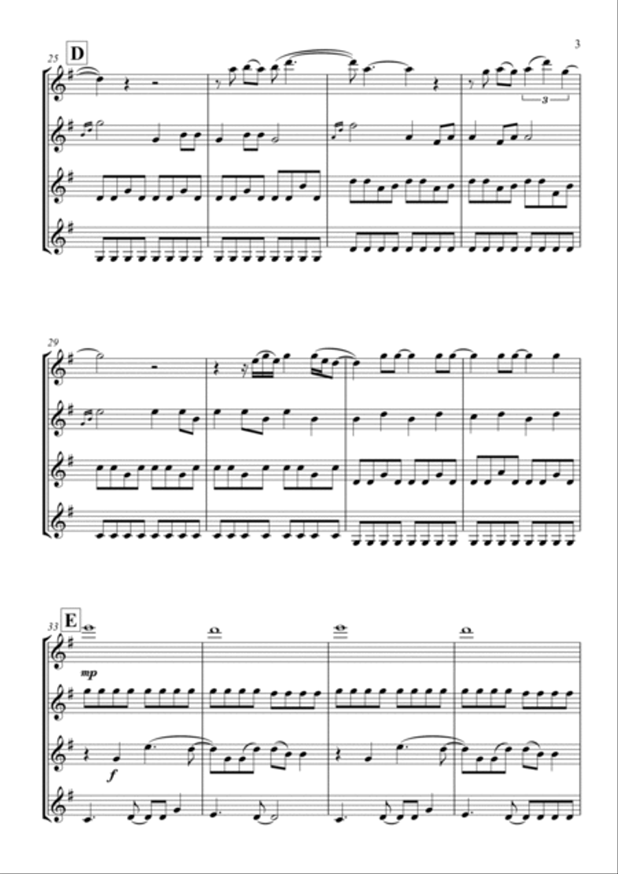 Yellow String Quartet scores gallery preview page 5