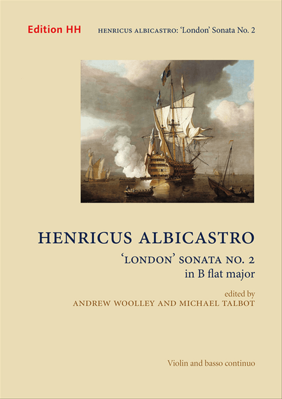 London' Sonata No 2 in B-flat major Violin scores gallery preview page 1