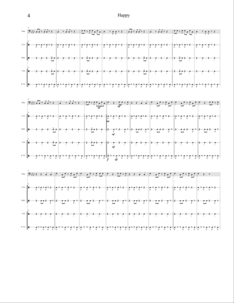 Happy Full Orchestra scores gallery preview page 4