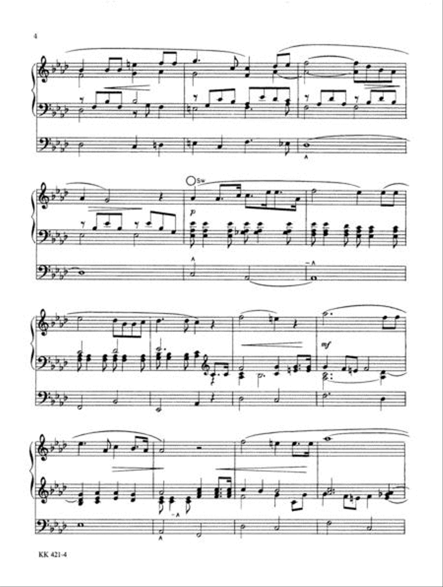 Mendelssohn Made Practical, Vol. 2 Organ Solo scores gallery preview page 4