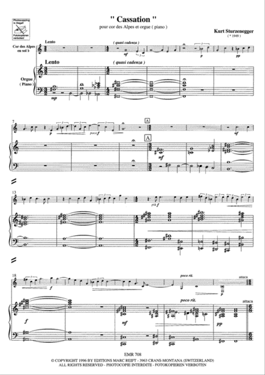 Cassation Organ scores gallery preview page 3