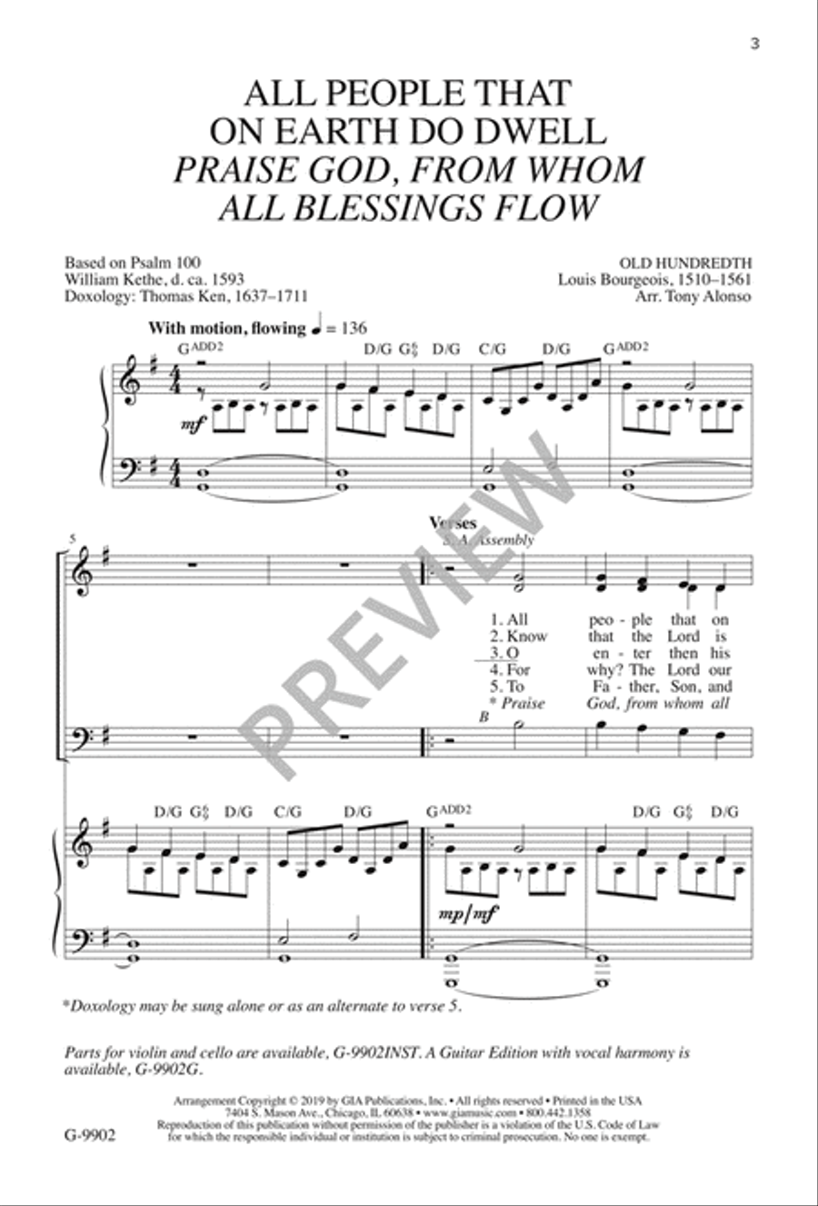 Revival II - Spiral edition Hymn Anthems scores gallery preview page 9