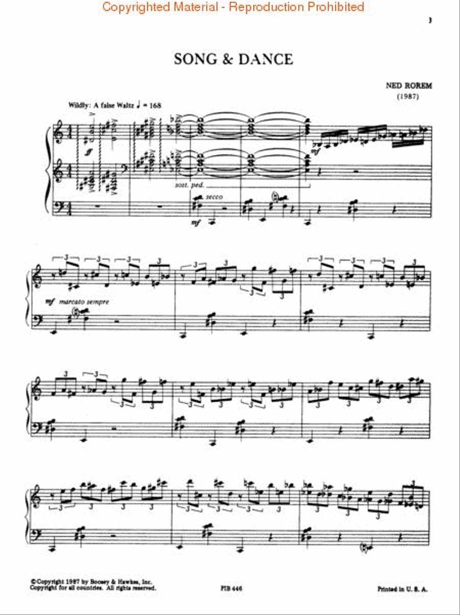 Song & Dance Piano Solo scores gallery preview page 2