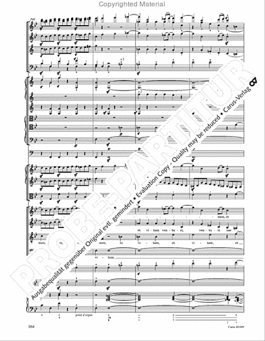 Missa solemnis Missa solemnis 4-Part scores gallery preview page 180