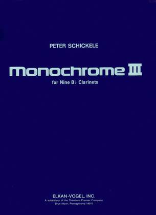 Book cover for Monochrome III