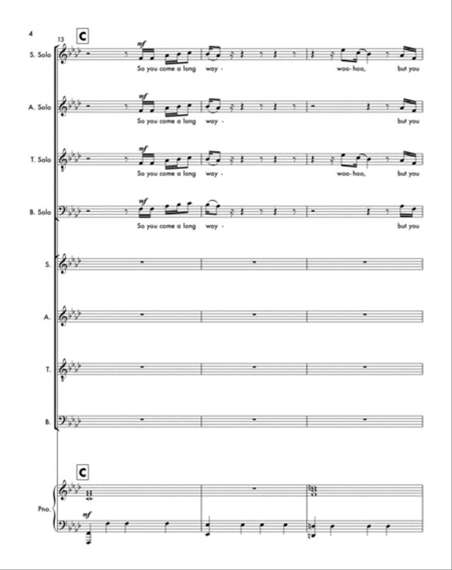 Busy Earnin' Busy Earnin' 4-Part scores gallery preview page 4
