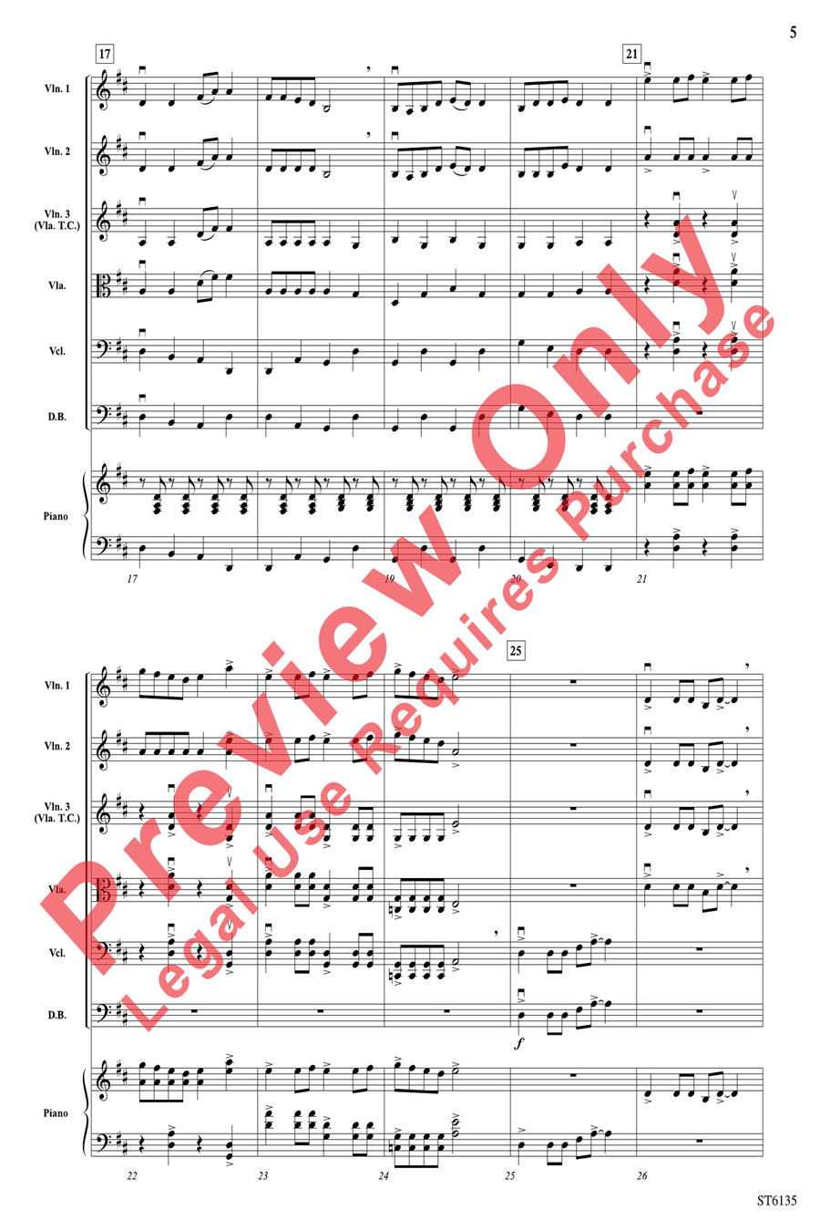 The Wild Western Frontier String Orchestra scores gallery preview page 5