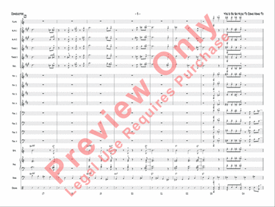 You'd Be So Nice to Come Home To Jazz Ensemble scores gallery preview page 6