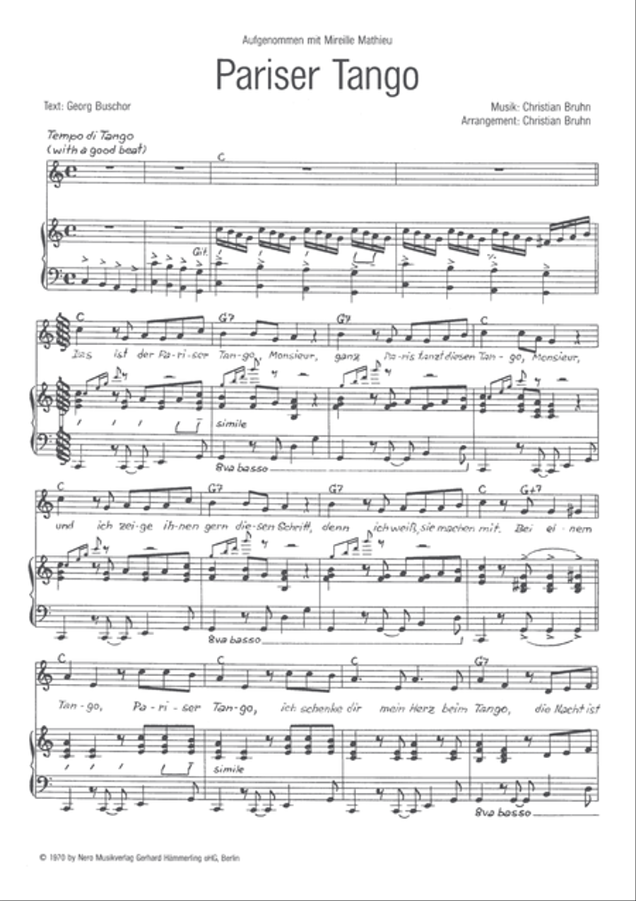Pariser Tango Voice scores gallery preview page 3