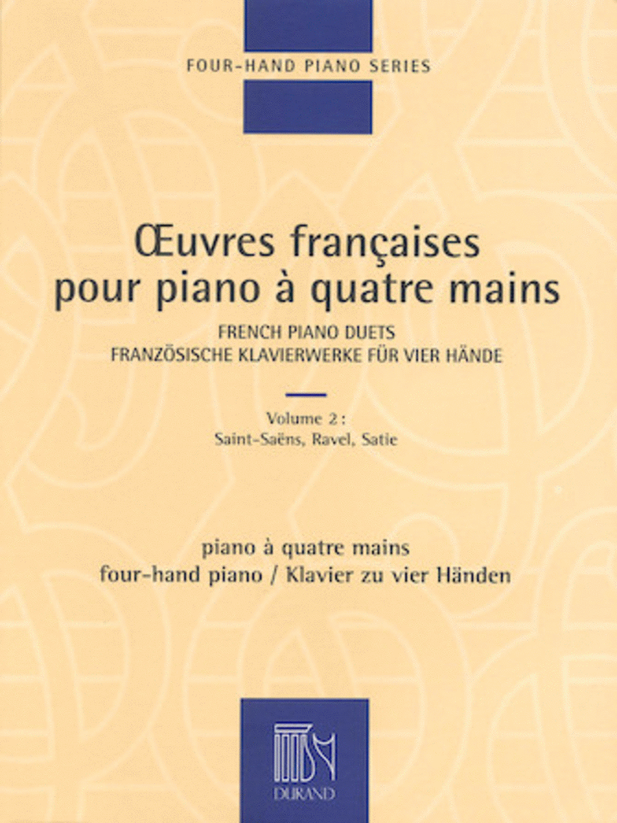 French Piano Duets – Volume 2 Piano Duet scores gallery preview page 1