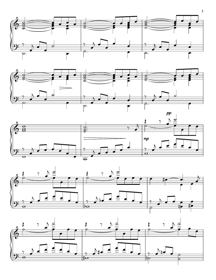 My Way Piano Solo scores gallery preview page 3