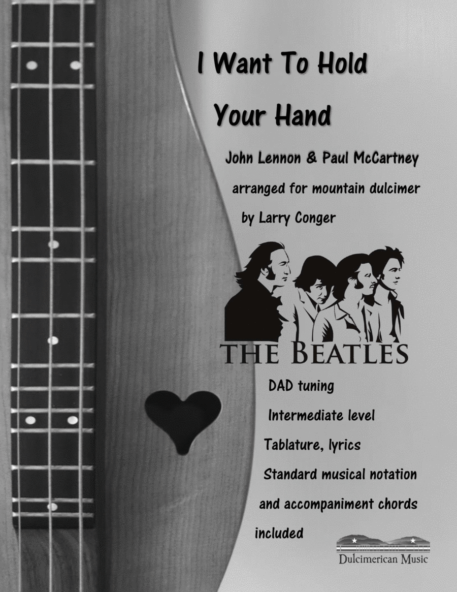 I Want To Hold Your Hand Dulcimer scores gallery preview page 1