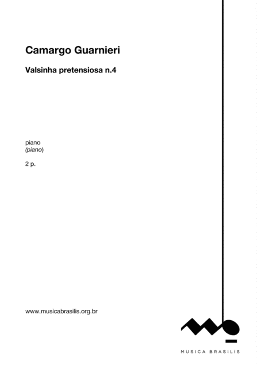 Valsinha pretensiosa - Série Curumins n.4 Piano Solo scores gallery preview page 2