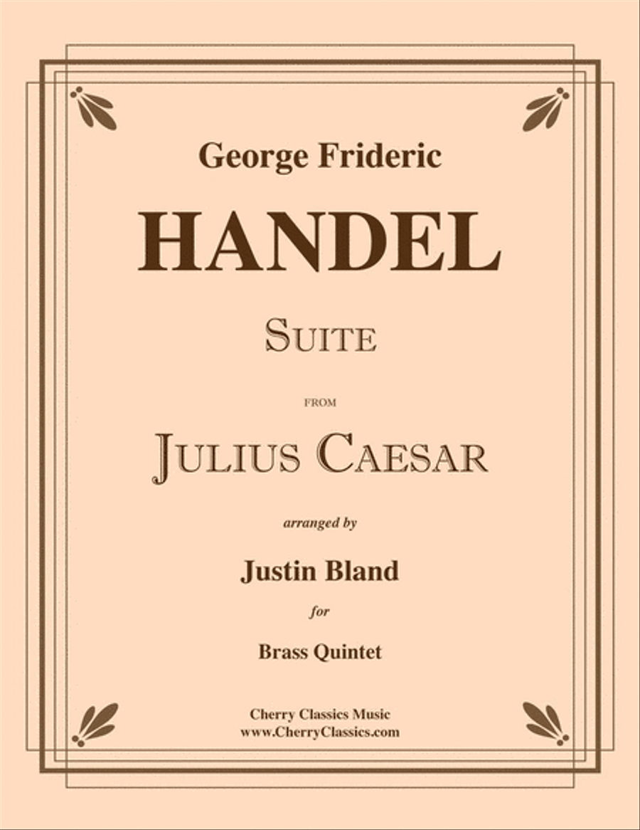Suite from Julius Caesar for Brass Quintet Brass Quintet scores gallery preview page 1