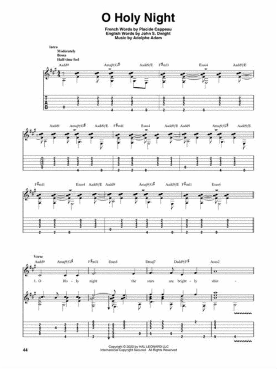 Christmas Songs for Solo Jazz Guitar Electric Guitar scores gallery preview page 6