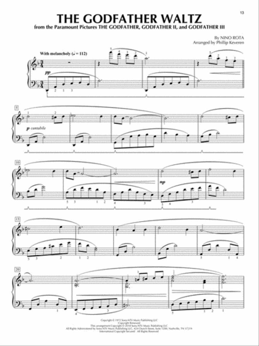 Golden Scores Piano Solo scores gallery preview page 5