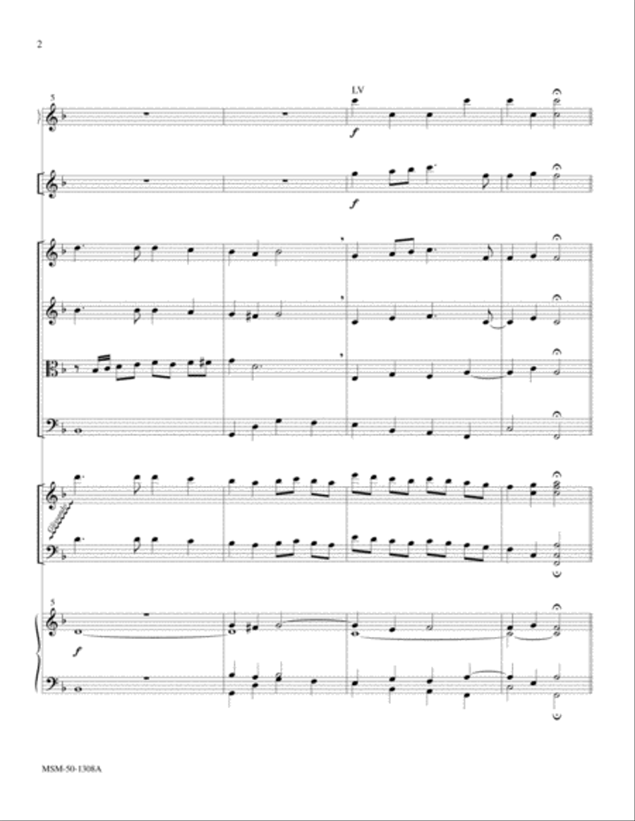 Hark! The Herald Angels Sing Choir scores gallery preview page 2
