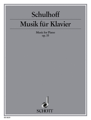 Book cover for Music for Piano Op. 35