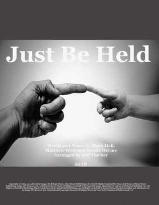 Book cover for Just Be Held