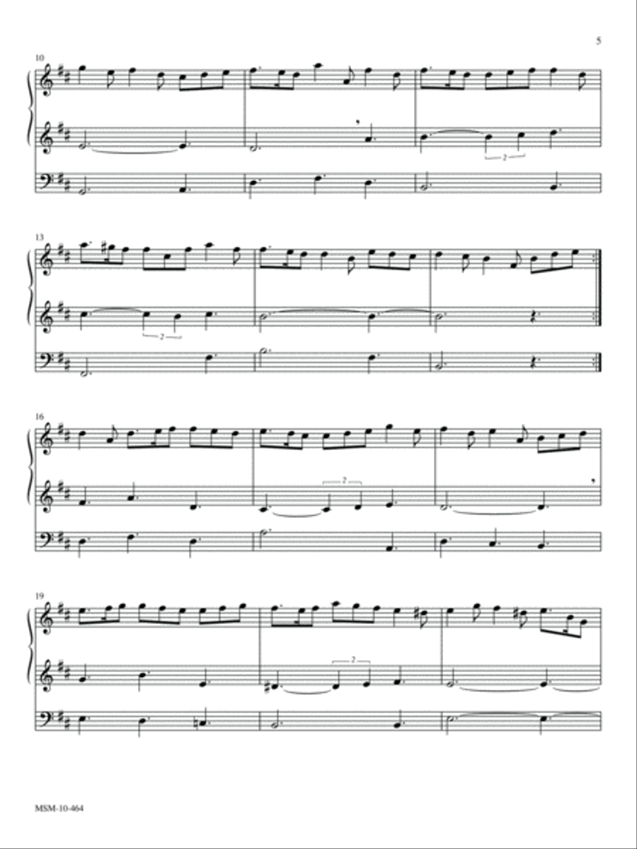 With High Delight: Organ Music for Easter Organ scores gallery preview page 5