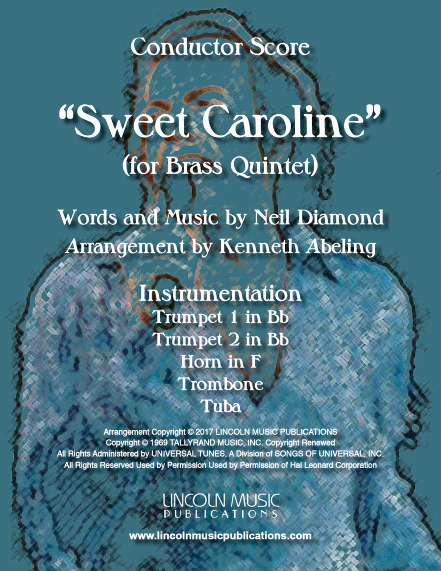 Sweet Caroline Brass Ensemble scores gallery preview page 1