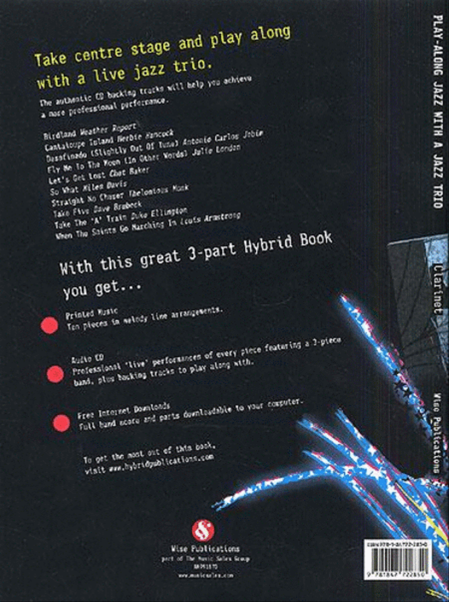 Play-Along Jazz With a Jazz Trio Clarinet scores gallery preview page 2