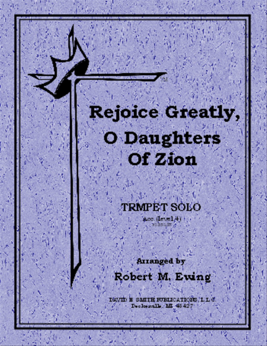 Rejoice Greatly Ye Daughters of Zion Flute scores gallery preview page 1