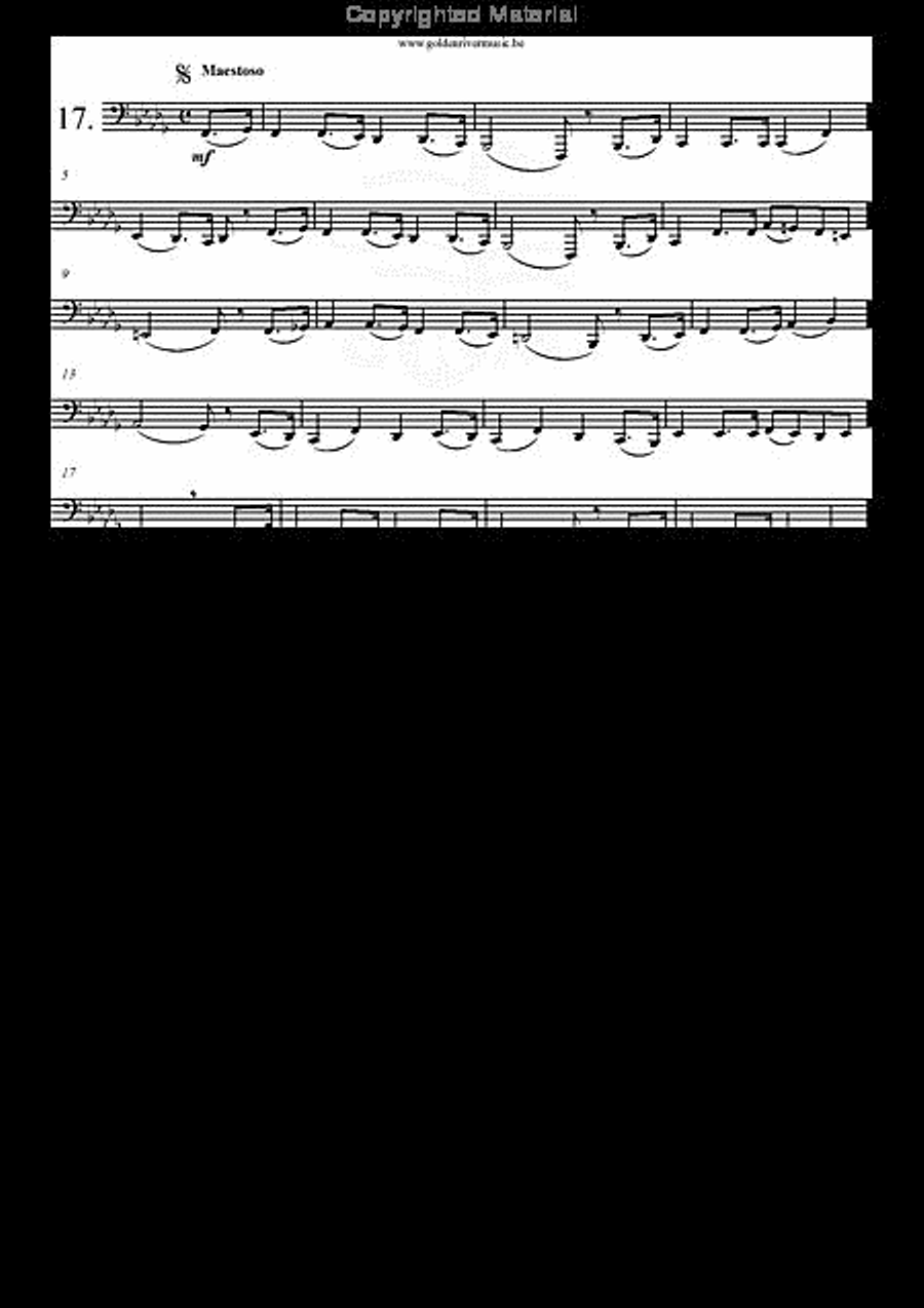18 Etudes Melodiques Tuba scores gallery preview page 18