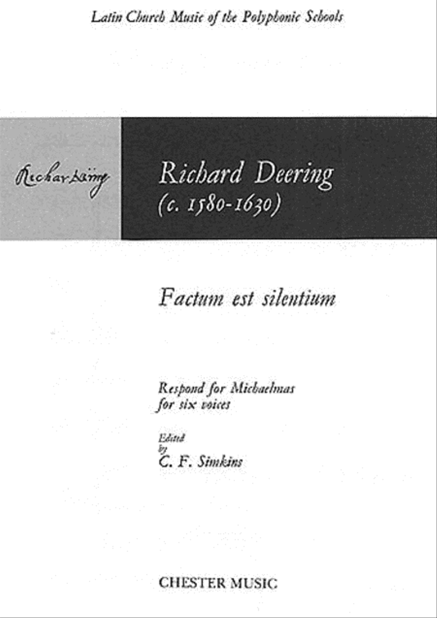 Factum est Silentium Choir scores gallery preview page 1