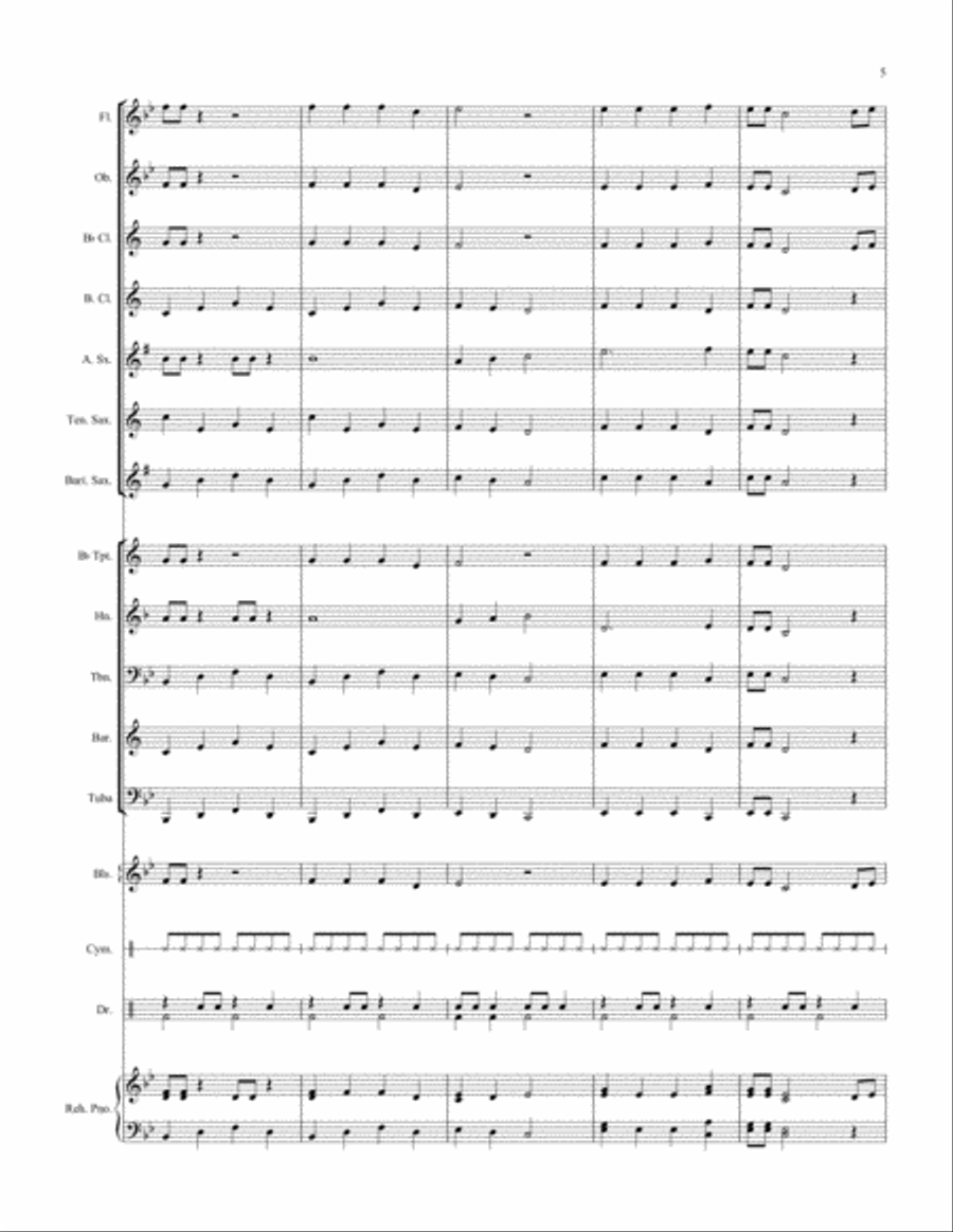 Groove Time Groove Time Concert Band scores gallery preview page 6