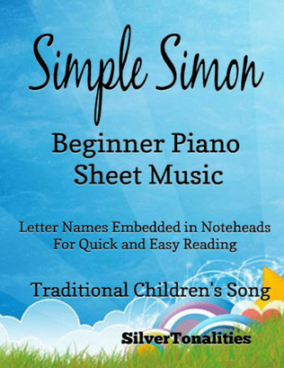 Book cover for Simple Simon Beginner Piano Sheet Music
